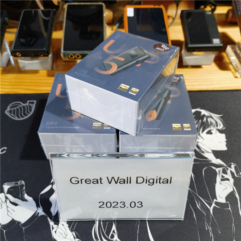 SHANLING UP5 Wireless Bluetooth Decoding Headphone Amplifier Audio Receiving for Car Phone Portable HiFi 4.4 Balance (Black)