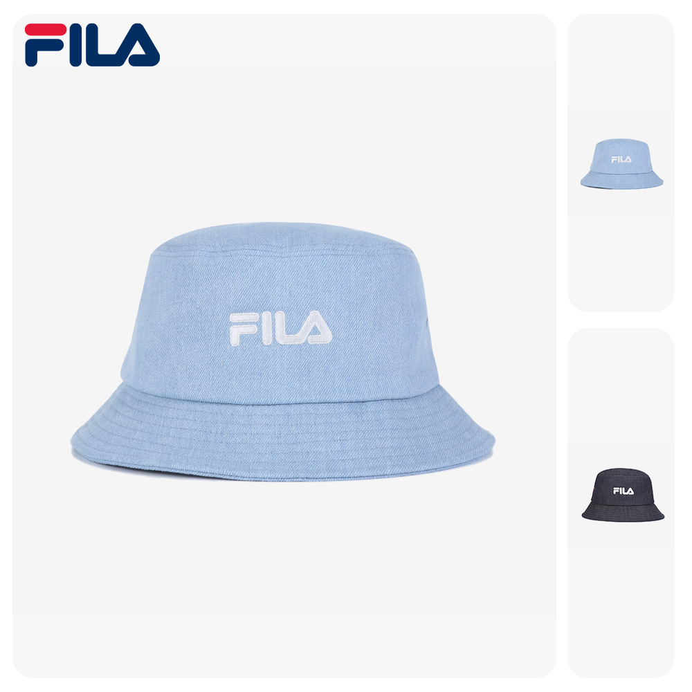 FILA Korea Collection Unisex FILA Logo Cotton Bucket Hat