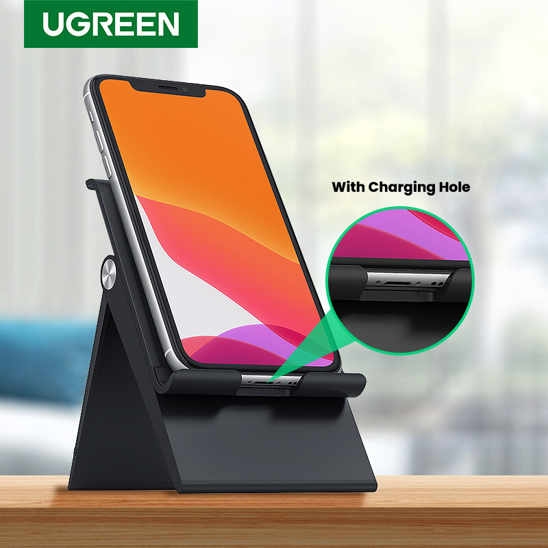 UGREEN Phone Stand Holder Tablet Holder Desk Cell Phone Dock Stand for SAMSUNG iPhone Adjustable Foldable Mobile Phone Holder Stand