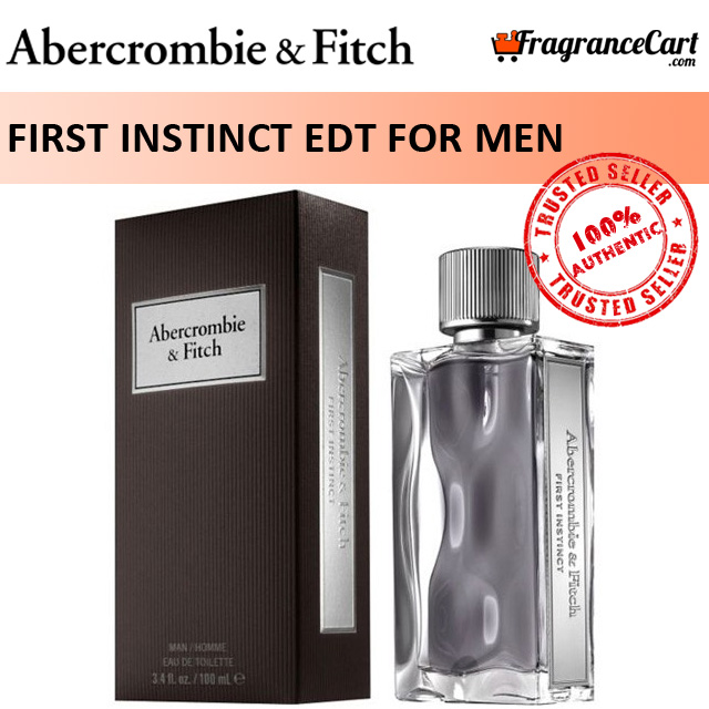 Abercrombie & Fitch First Instinct EDT for Men (100ml) A&F Eau de Toilette 1st [Brand New 100% Authentic Perfume/Fragrance]
