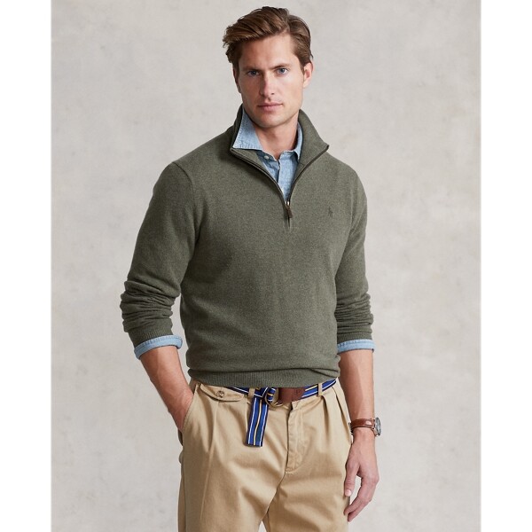 Polo Ralph Lauren Merino Wool Quarter-Zip Sweater (MNPOSWE16820553300)