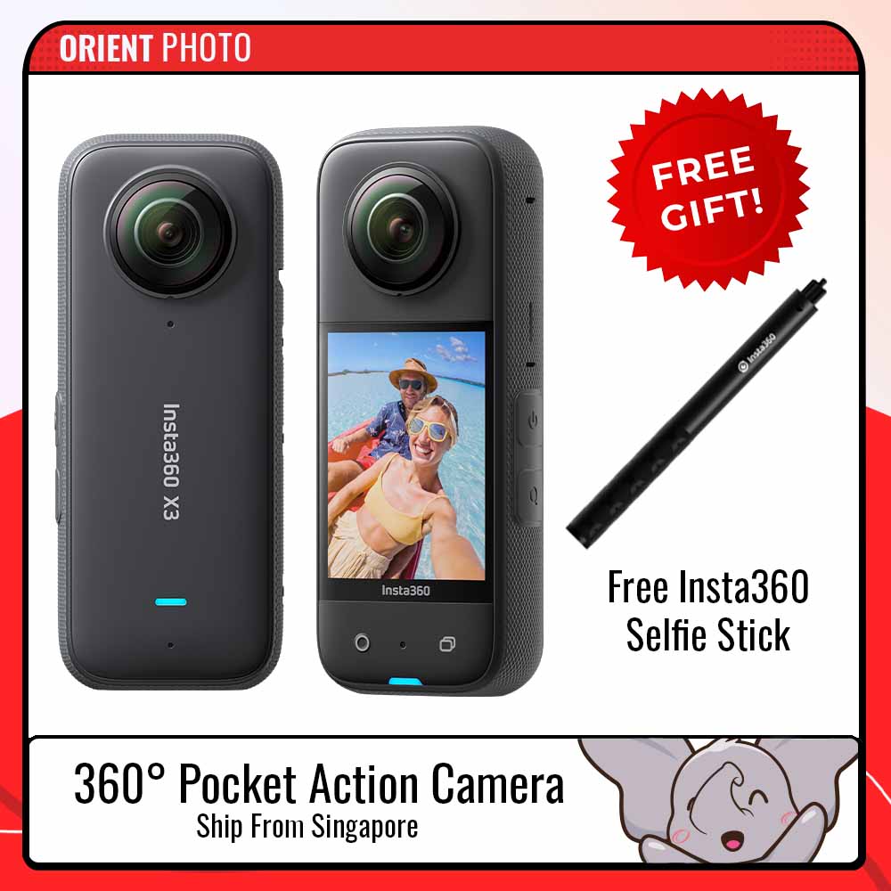 Insta360 X3 5.7K 360 Pocket Action Camera Insta 360 One X3 Action Cam (Pre-Order)