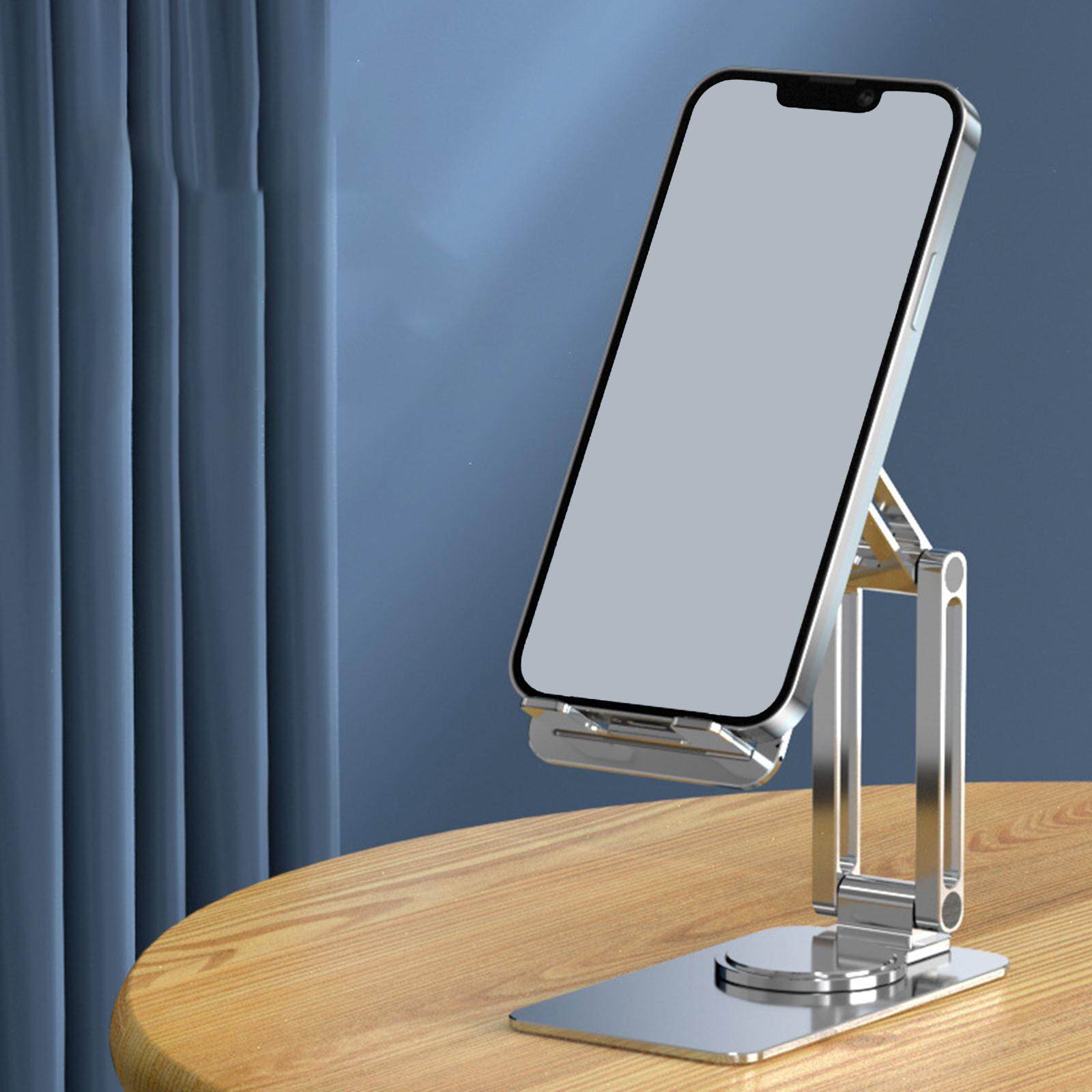 milageto Phone Holder Universal Aluminum Alloy Portable for Smartphones Work Home